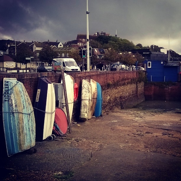 Old rowing boats, Folkestone Harbour